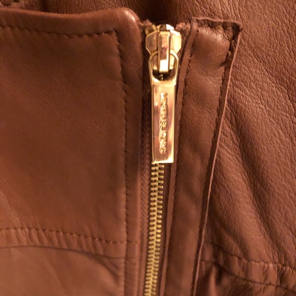 Michael Kors Leather Jacket - Picture 3 of 6